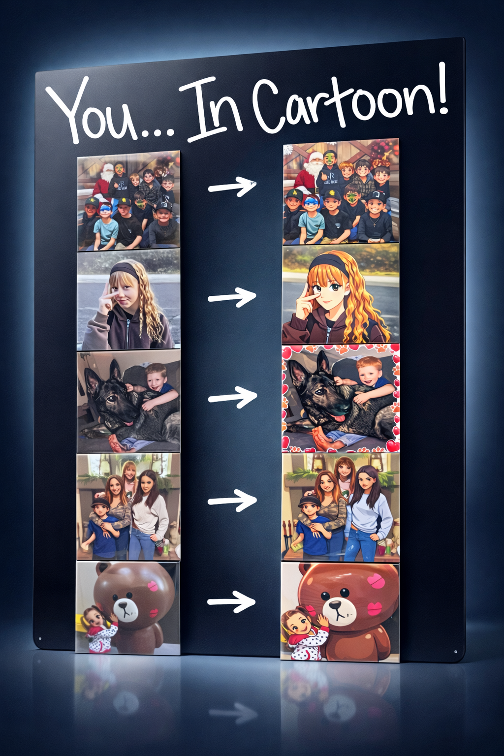 2x2 Cartoon Magnet