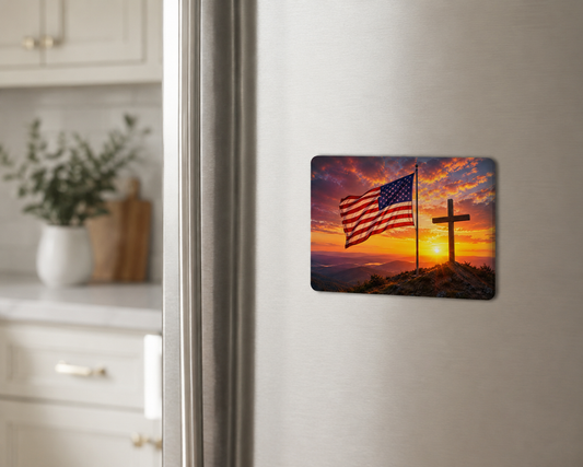 God bless the USA magnet